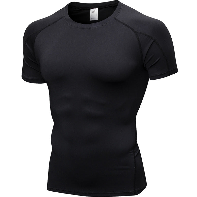 Men's PRO Tight Short Sleeve Fitness Exercise