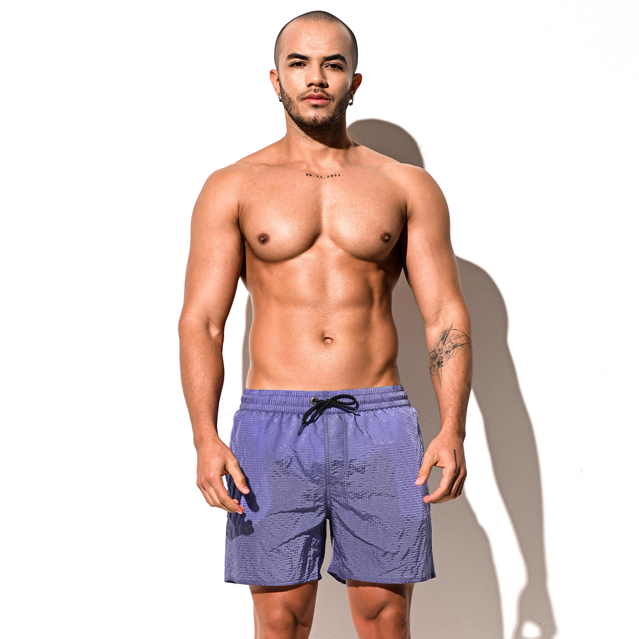 Solid Color Simple Basic Shorts Loose Shorts