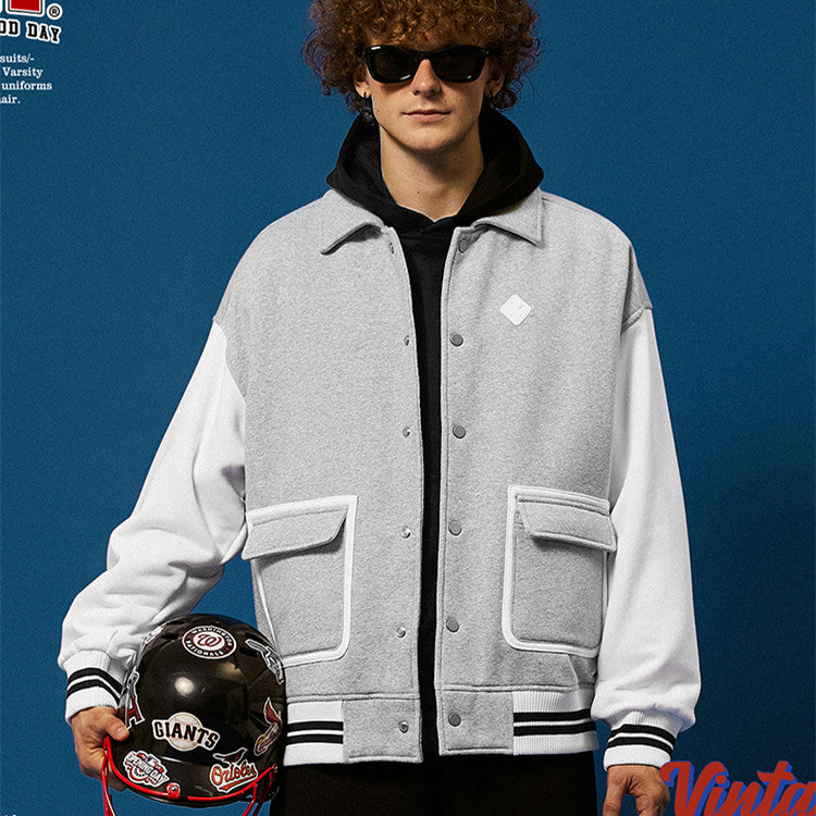 High Street Lapel Thickened Velvet Coat